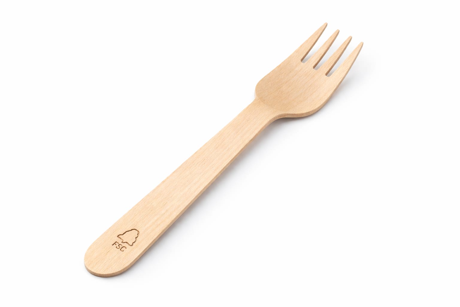 Ahşap Çatal Fsc 100% Wood 50 Adet