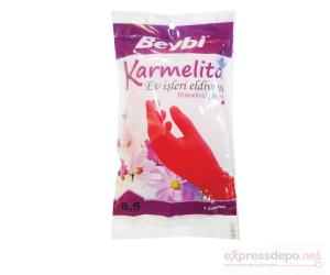 Bulaşık Eldiveni Beybi Karmelita 8-8.5 Kırmızı