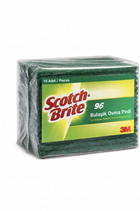 Bulaşık Ovma Pedi 96 3m Scotchbrıte 10 Adet