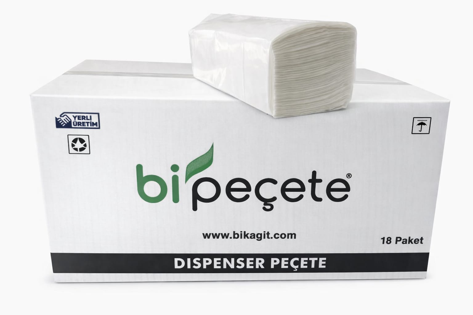 Dispenser Peçete 1800 Yaprak Bi Peçete
