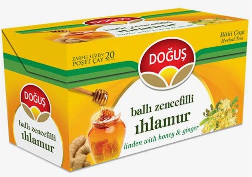 Doğuş Bitki Çayı Ballı Zencefilli Ihlamur 20x1.6gr