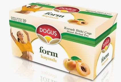 Doğuş Bitki Çayı Form Kayısılı 20x2gr