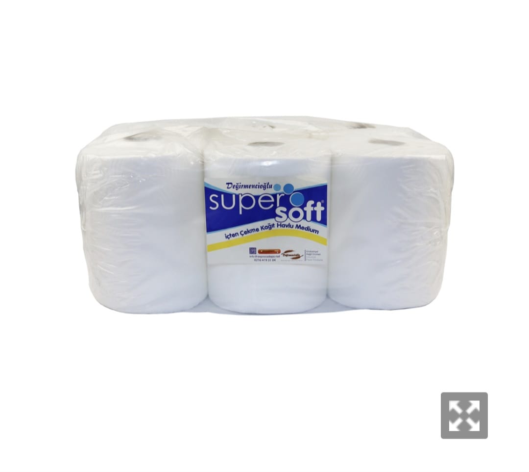 İçten Çekme Kağıt Havlu 4 Kg Medium Supersoft