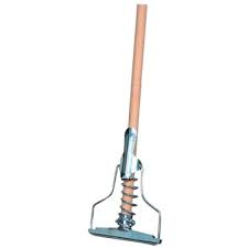 Islak Mop Aparatı Yaylı Dar Ahşap Saplı 1,5 M