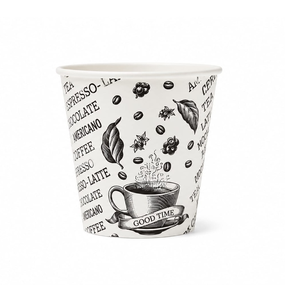 Karton Bardak 7oz 100 Adet Vendıng Coffe Tea