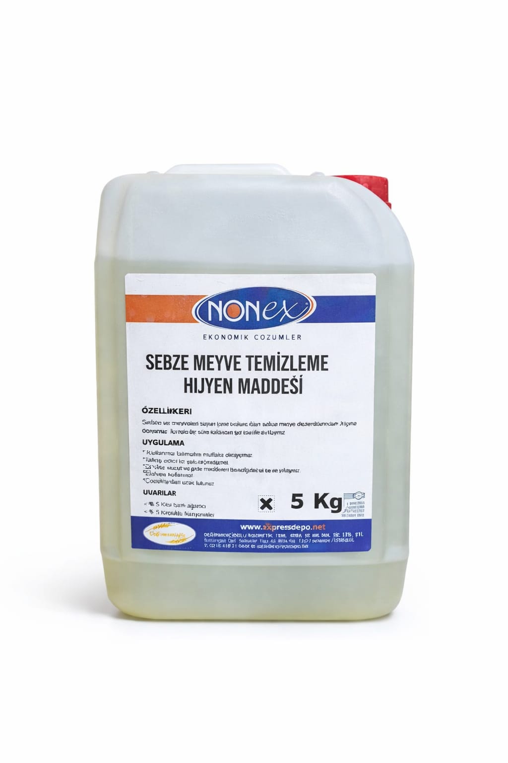 Nonex Sebze Ve Meyve Durulama Maddesi 5kg