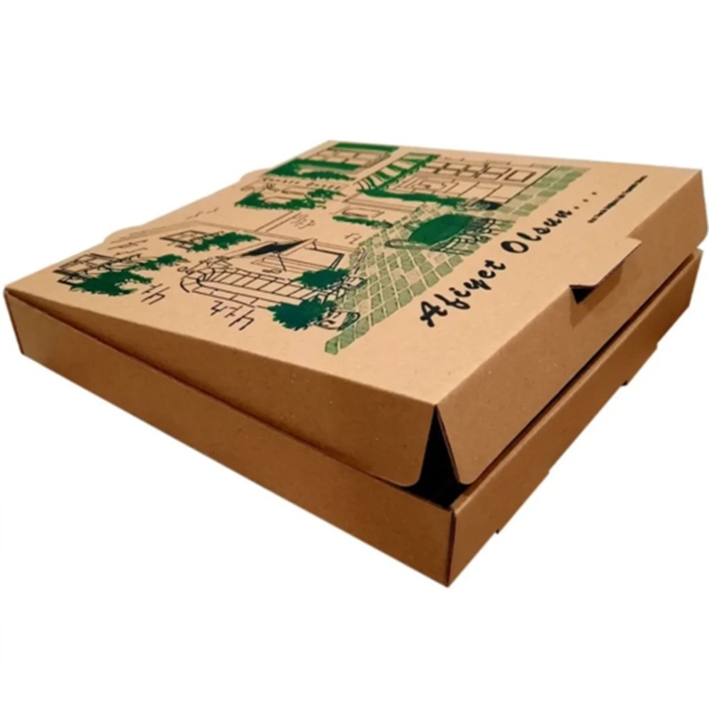 Pizza Kutusu 27cm Firma Baskılı