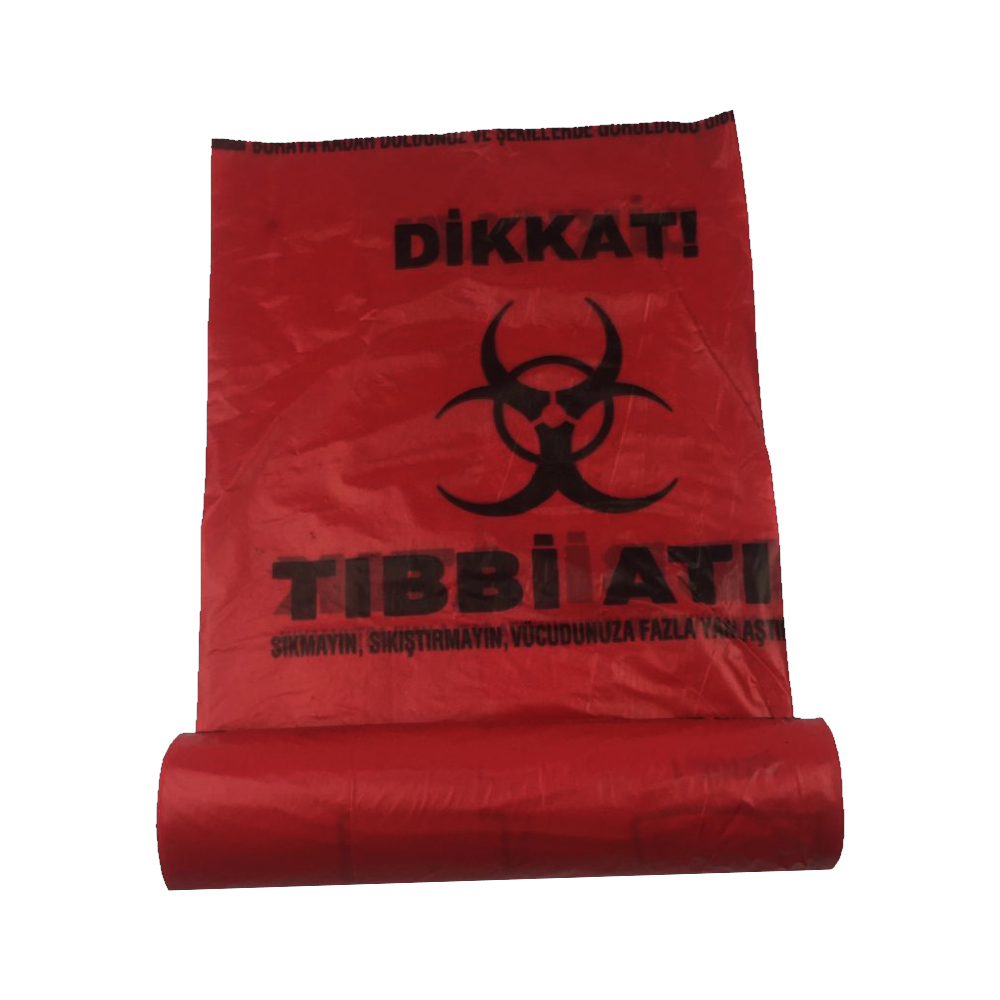 Tıbbi Atık Çöp Torbası 72x95 630gr 10x20 Adet Supersoft