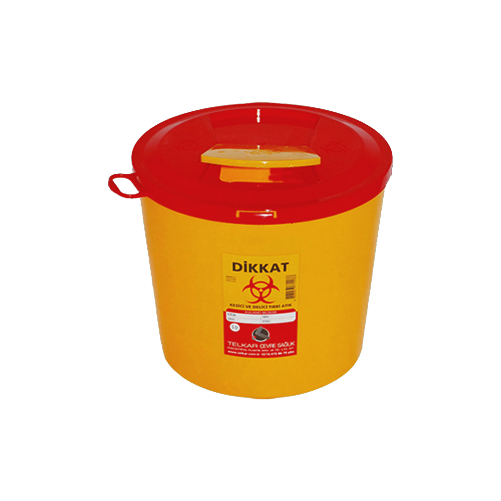 Tıbbi Atık Kutusu 5 Lt. Orta